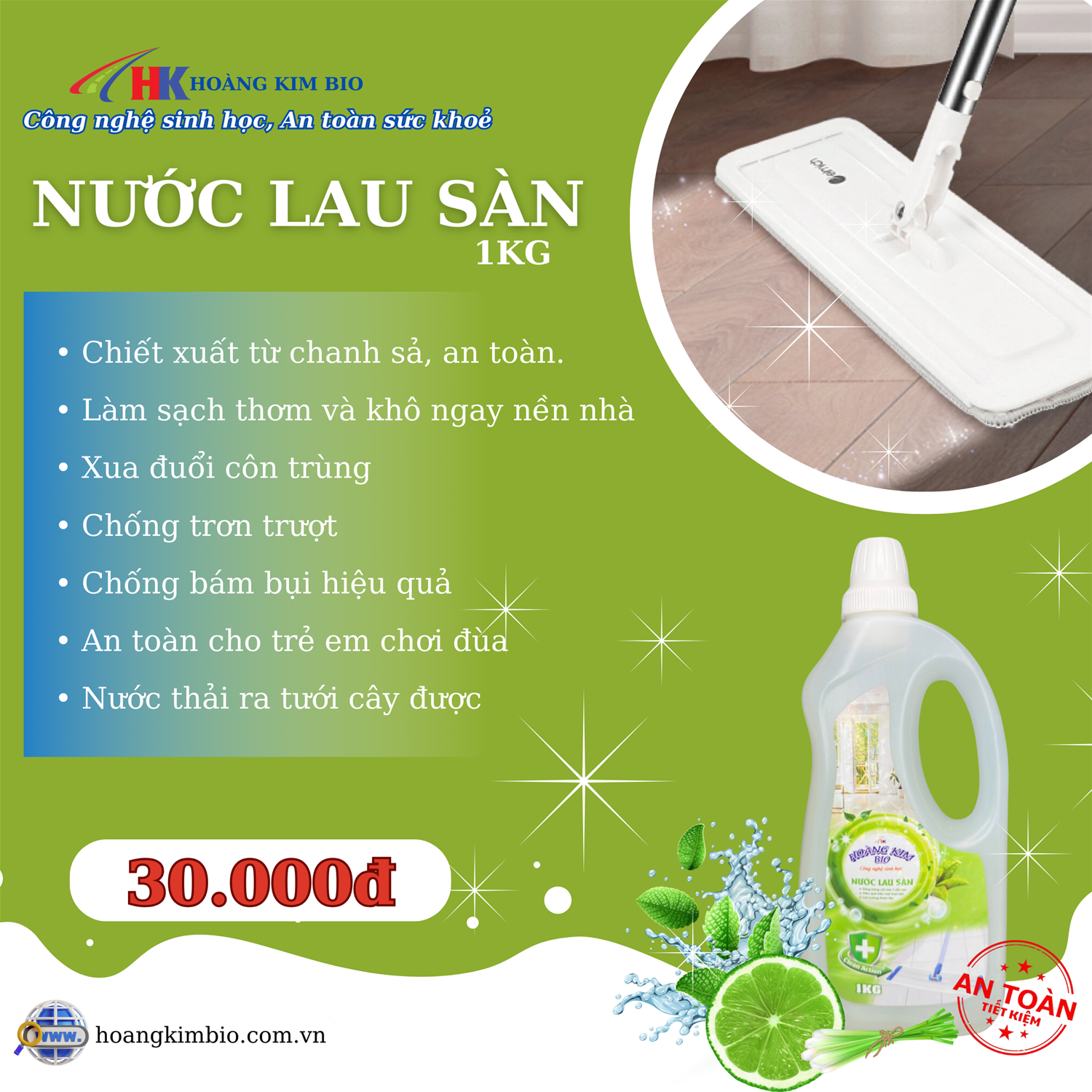 NƯỚC LAU SÀN - 1kg
